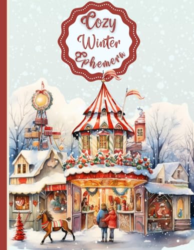 Cozy Winter Ephemera: the Cozy Winter Ephemera Book, featuring premium images of houses and furniture. Ideal for various creative projects such as ... and decorative art, junk journal,and more ! image 2