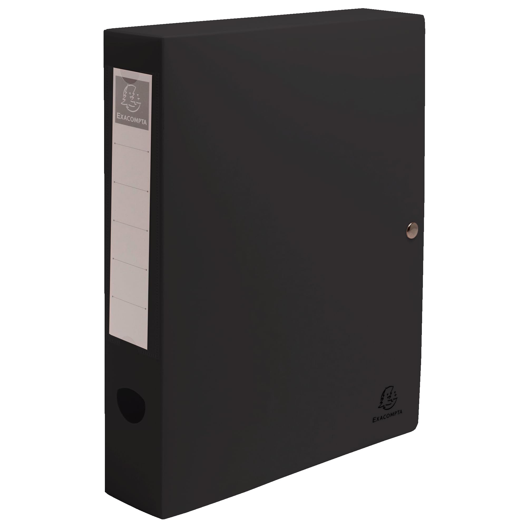 Exacompta 6 scatole archivio Titane PP riciclato dorso 8 cm assortite