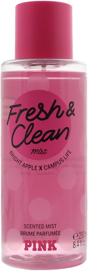 250 ml (Pack of 1), Clear Secret Pink 250ml B/Mist Fresh & Clean
