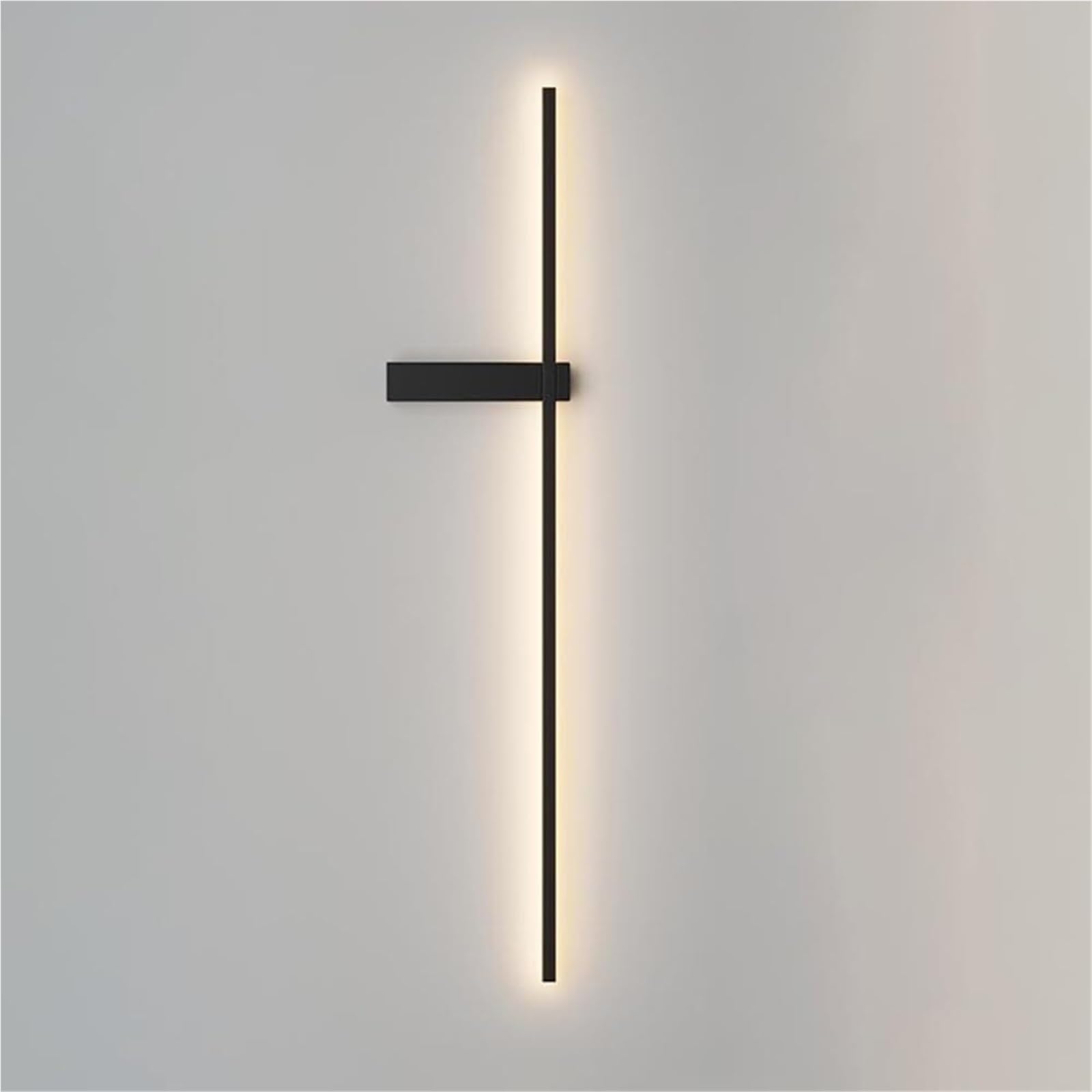 HYJAUSXB Modern Minimalist LED Wall Sconce - Linear Aluminum Integrated Light Fixture for Indoor Use 3000K Contemporary Lighting Kitchen Bedroom Living Room