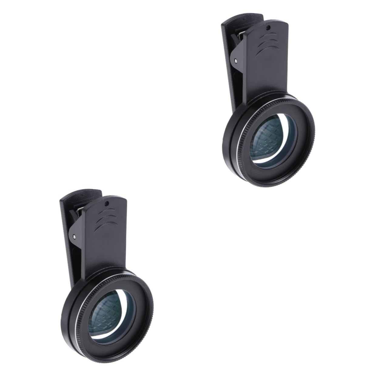 OSALADI 2pcs Wide Angle Lens Cellphone Macro Lens Smart Phone Fisheye Lens Magnifying Lens Phone Camera Lens Kit External Phone Lens Phone Lens Attachments Telephoto Lens Suite 4k