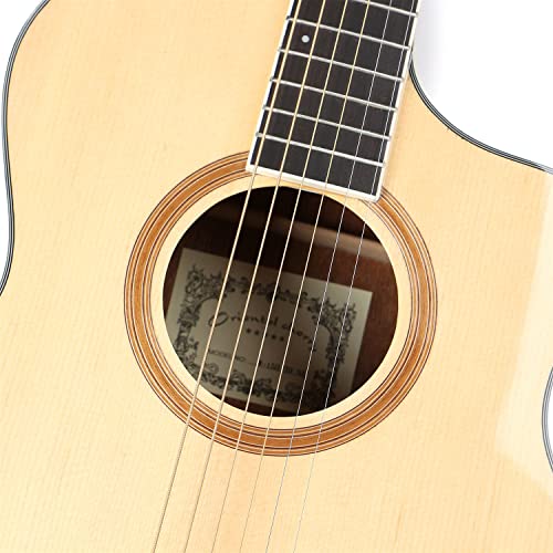 MEIeynt Guitare 39 Pouces, kit débutant Guitare Acoustique pan coupé Pleine Taille Guitarra Acustica avec Micro pour… - Les Beatles, Paul McCartney, John Lennon, RIngo Starr, George Harrison MEIeynt Guitare 39 Pouces, kit débutant Guitare Acoustique pan coupé Pleine Taille Guitarra Acustica avec Micro pour… – Image 4