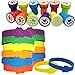 Paw Patrol Party Favor Set, 24 Paw Print Rubber Bracelets, 24 Paw Print Stampers, paw patrol party supplies, Great Party Favor, Gift, Goody Bag Stuffer, For Kids, By 4E's Novelty