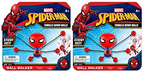 JA-RU Spiderman Stretchy Window-Crawler (2 Units) | Wall-Climber 6812-2
