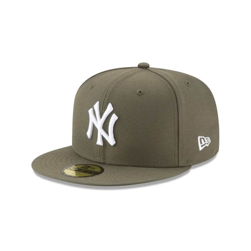 New Era MLB 59FIFTY Baseballkappe New York Yankees Olive Green Collection Fitted On Field Baseball Cap Hat
