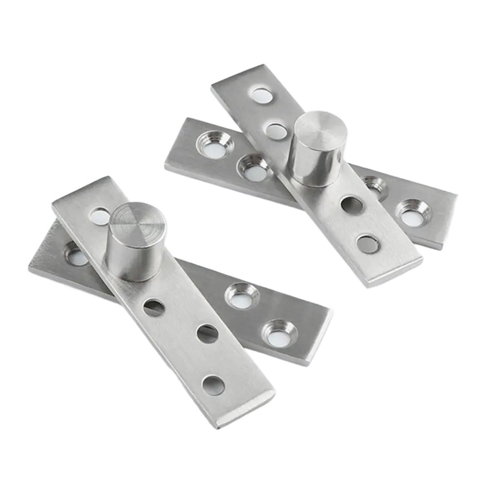 FQJYXWEWL 75-150mm Door Pivot Hinge 360 Degree Rotation Up and Down Positive Axis Eccentric Shaft 1Pcs(Positive Axis 150mm)