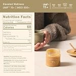 Three Peaks Manuka Honey Organic Raw UMF 15+ (MGO 550+), USDA Organic, Non-GMO, Certified UMF, Monofloral, 3rd-Party Tested, Traceable Hive to Jar, New Zealand, 250 Gram