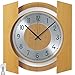 Produktbild AMS Funk-Wanduhr, Holz, Mehrfarbig, 35 x 35 x 12 cm