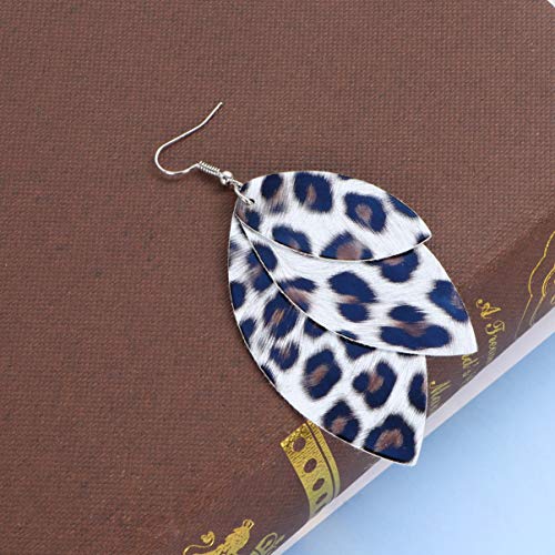 Boucles d'oreilles en cuir léopard en forme de larme, le cadeau rétro idéal pour elle - 7