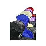 German Riding Fellsattel, Kunstfell Micro Größe: 10' für Holzpferde und Minipferde (Natur)