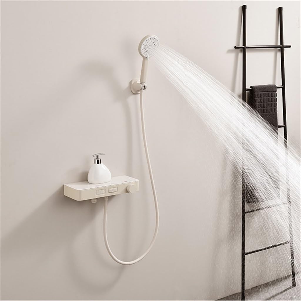 Intelligent Constant Temperature Digital Display Wall Installation Shower Set Pressurized