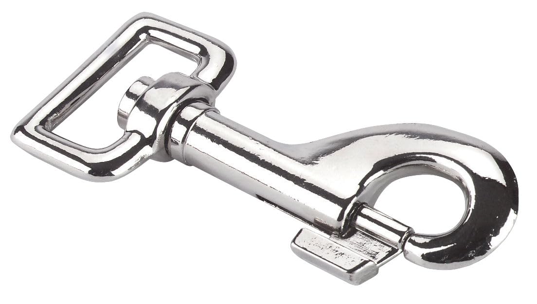 Kerbl Mosquetón galvanizado para cabestro, 1 unidad