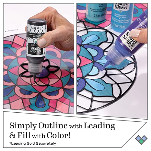  Gallery Glass Stained Glass Paint, Crystal Clear 8 fl oz Stained  Glass Paint Perfect For DIY Arts And Crafts Paint Projects, 19699