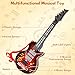 M SANMERSEN Electric Toy Guitars, 4 Strings Kids Electric Guitar for Kids, Toddler Guitar with Strap Light Up Musical Toys for 3 4 5 Year Old Boys Girls Gifts