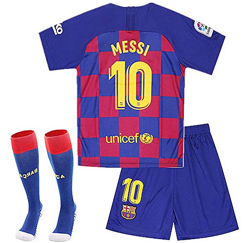 Youth Barcelona Home Soccer T Shirt 