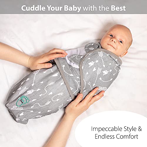 Baby Swaddle Blanket Wrap For Newborn & Infant, 0-3 Months 100% Breathable Cotton Swaddlers Sleep Sack With Adjustable Wings, 3 Pack Swaddling Blankets For Boys And Girls (Cactus) #TOP3
