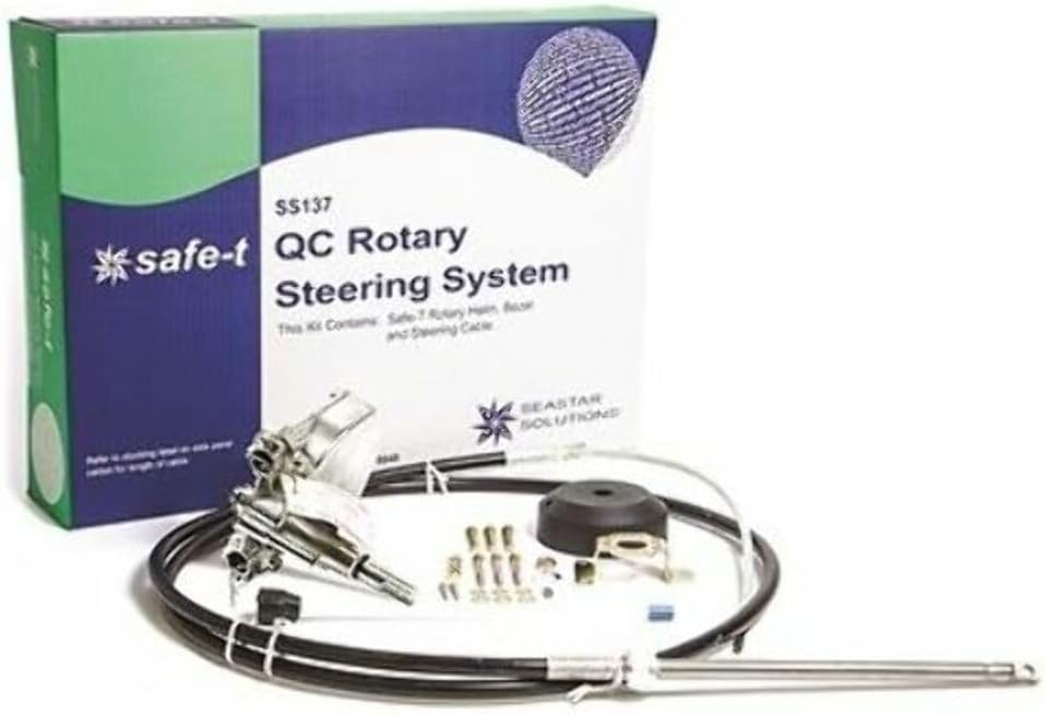 Dometic SeaStar Safe-T Quick Connect Rotary Steering Kit, SS137XX