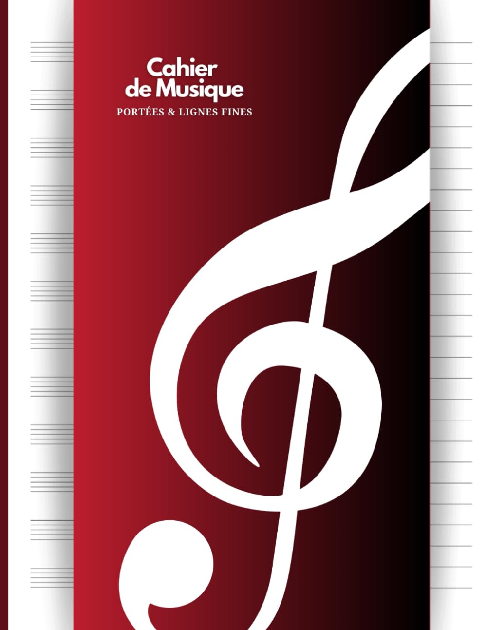 Cahier Musique Cahier De Musique A4 - 12 Portées Par Page - Couverture Piano Bleu - Solfège Et Composition Cahier De Musique Avec Portée Et Carreaux