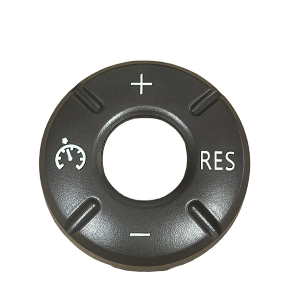 Couvre-bouton de volume de volant pour MINI pour Cooper F54/F55/F56/F57/F60 2014-2021 - Garniture de commutateur de régulateur de vitesse en plastique noir
