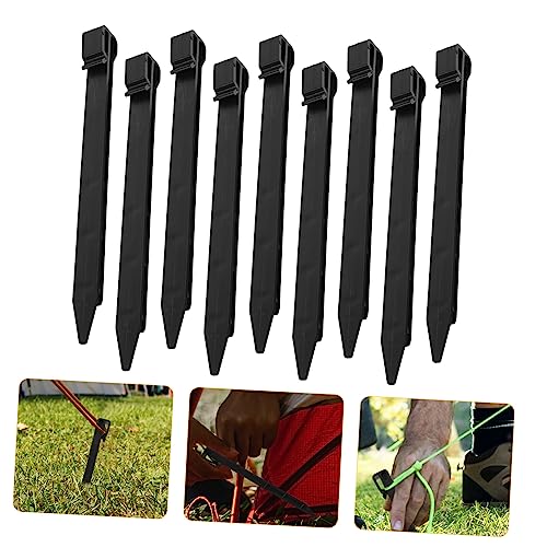 Estacas de plástico para jardinería y césped con 20 piezas resistentes 5