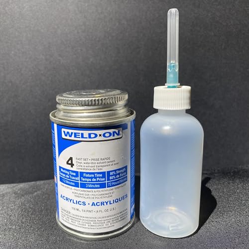 WELD-ON #4 Acrylic Adhesive with Applicator Bottle