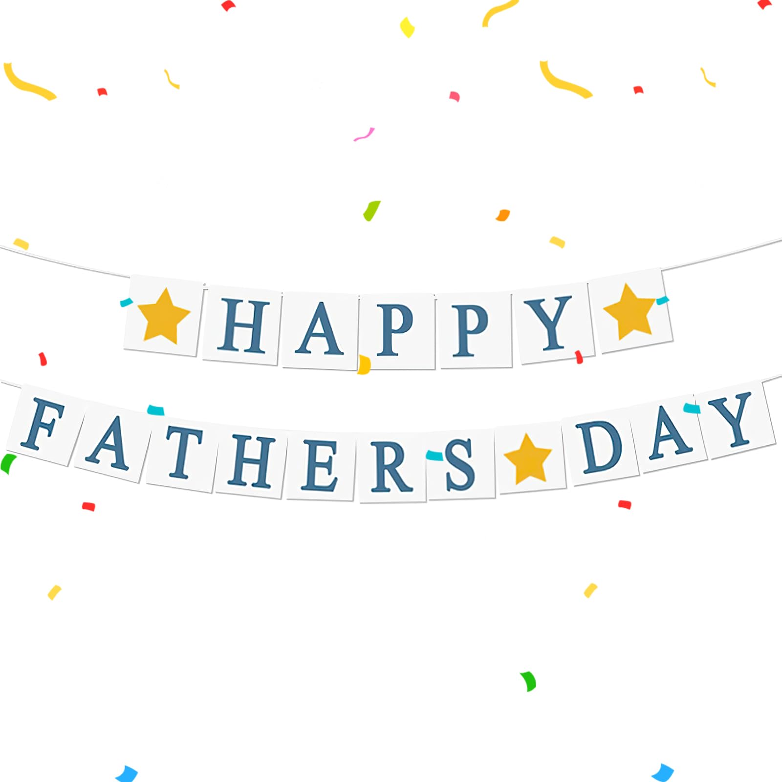 Fathers Day Banner for Fathers Day Decorations, Father's Days Happy Bunting, Father's Days Party Decorations, for Photo Backdrop, Dad Birthday Gifts Party Hanging Decor, Parties Supplies