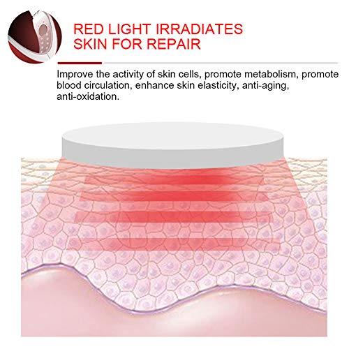 Elektrisches V Face Shapin Massagegerät,Gesichtsmassagegerät, Verbessern Die Aktivität Von Hautzellen, Face Lifting Machine für Toninggeräte Antioxidation, Hautreparatur