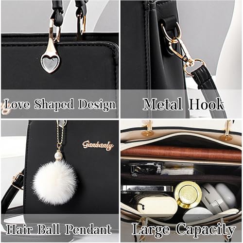 Purses Handbags for Women Ladies PU Leather Satchel Shoulder Bags Top Handle Totes Small Fashion Crossbody bag4