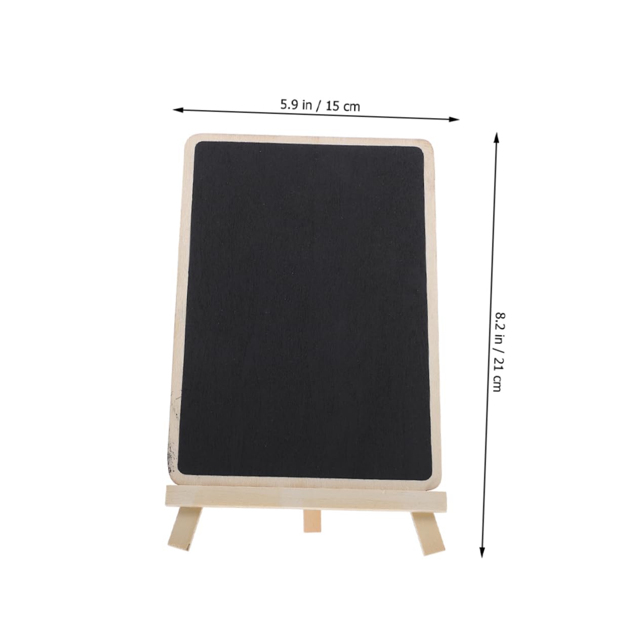 TOPBATHY 5 Juegos Pizarra Letrero Del Tablero De Mensajes Decoración De Escritorio Tablero De La Muestra Del Tablero De Tiza Boj Black 4 Uds * 5