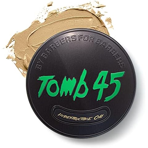 Tomb45 Indestructible Hair Clay, High Strong Hold with Matte Finish Hair Styling Product Cover