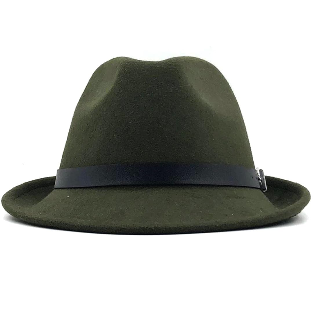 Lmtossey Cappello da Jazz da Donna Fedora Bianco da Uomo Cappello da Sole Casual Cappello da Viaggio Autunnale