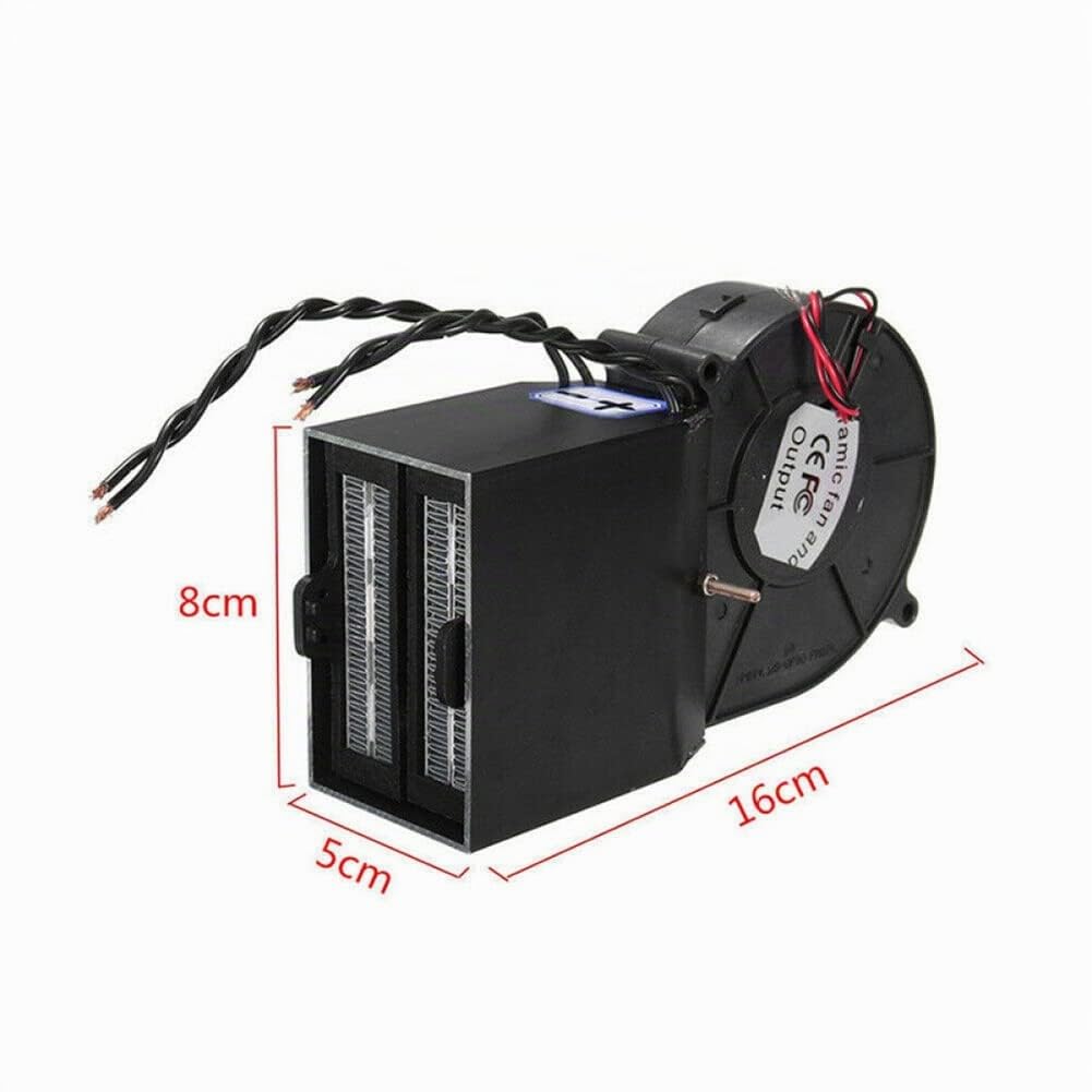 JAWSEU 12V Auto Heizlüfter, 300W-500W Einstellbare Autoheizung Defroster Windschutzscheiben Demister, Elektrische Keramikheizung mit Lüfter mit Zigarettenanzünderstecker