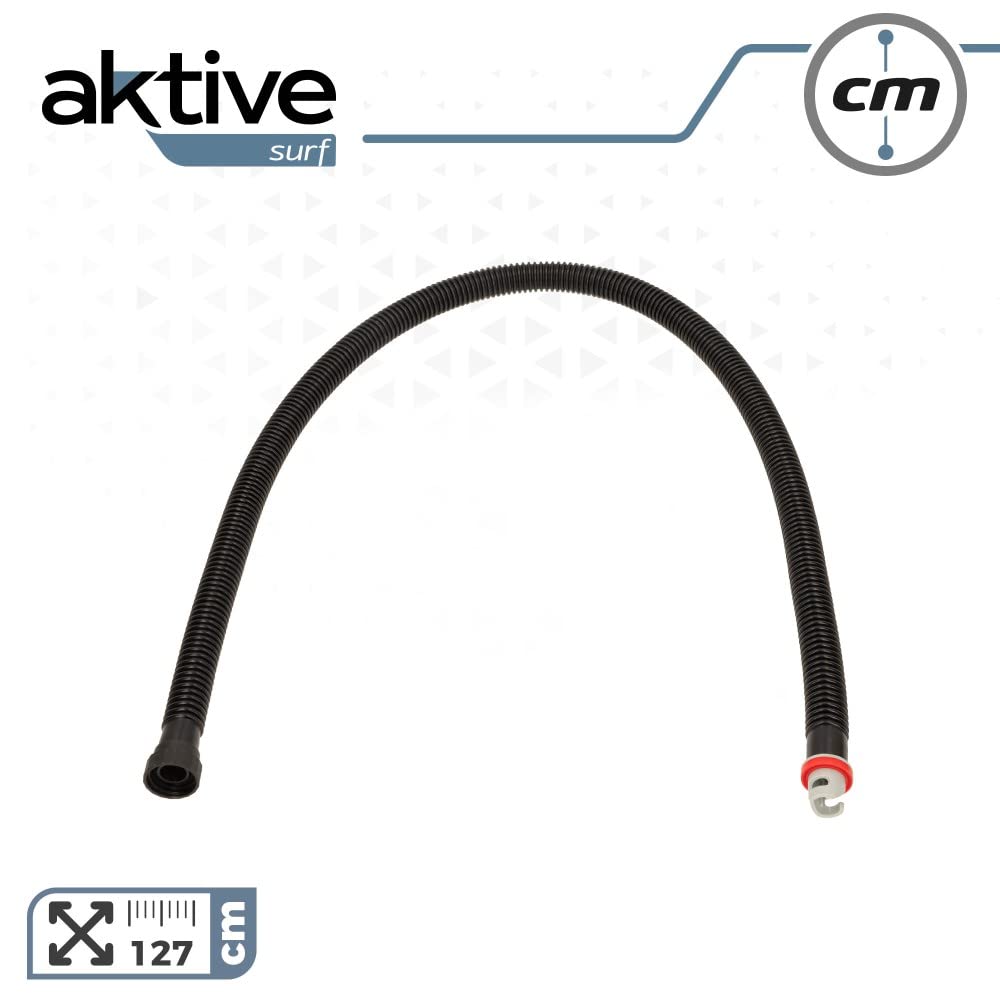 AKTIVE 62049 - Gonfleur Manuel pour Paddle Surf et Kayak, Pompe à Main Sup, Gonfleur Manuel Paddle Surf, Dimensions 30X7X64cm, Planche de Surf Gonflable