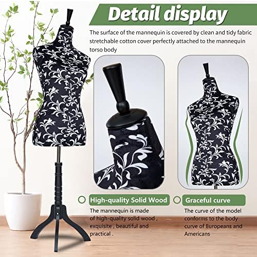 image for FDW Mannequin Dress Form Female Sewing Mannequin Torso with Stand Adju