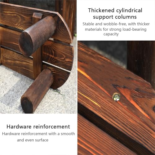 Taburete plegable portátil resistente WooPlatform para hogar y terraza exterior 8