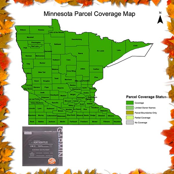 Garmin Huntview Plus, Preloaded microSD Cards with Hunting Management Units for Garmin Handheld GPS Devices, Minnesota 2024