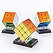 LiangCuber Cyclone Boys 3x3 Magnetic Speed Cube Stickerless Mirror Reflective Cube 3x3x3 Shiny Cube Puzzle (56mm/1PCS)