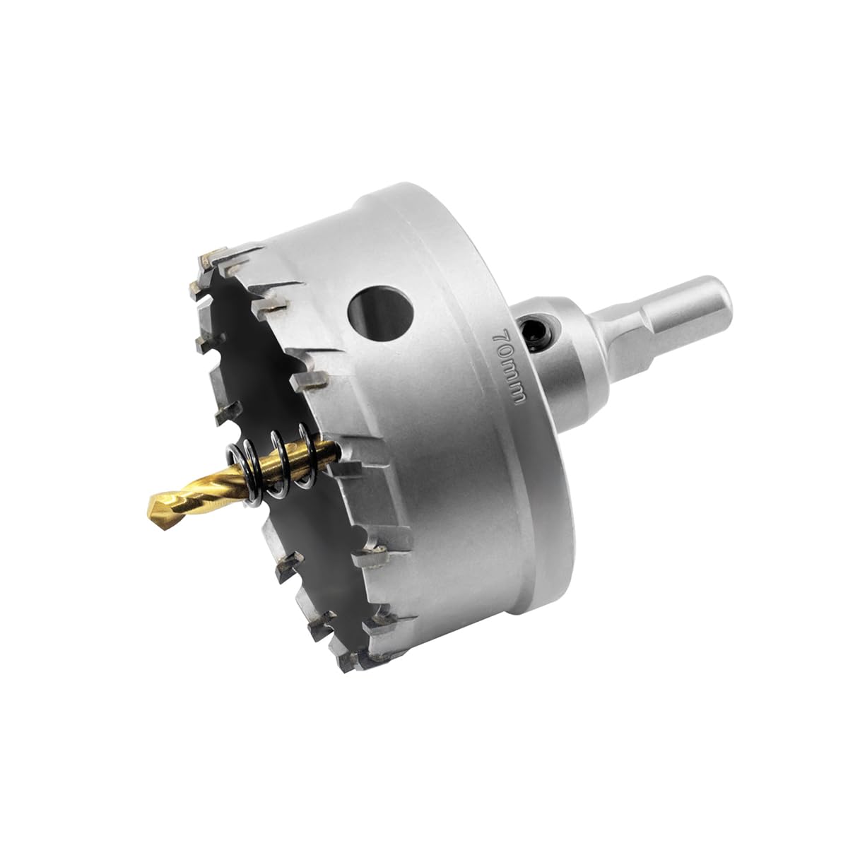 Aohhy Lochsäge Hartmetall Bohrer, Professional TCT Metall Bohrer für Edelstahl, Kunststoff, Messing, Eisen, Aluminium