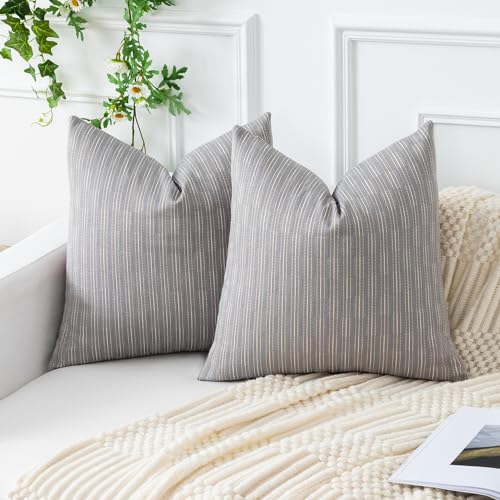 Kevin Textile Pack of 2 Farmhouse Throw Pillow Covers Boho