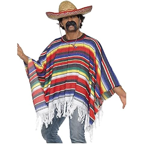 Poncho multicolor Smiffy's Cover