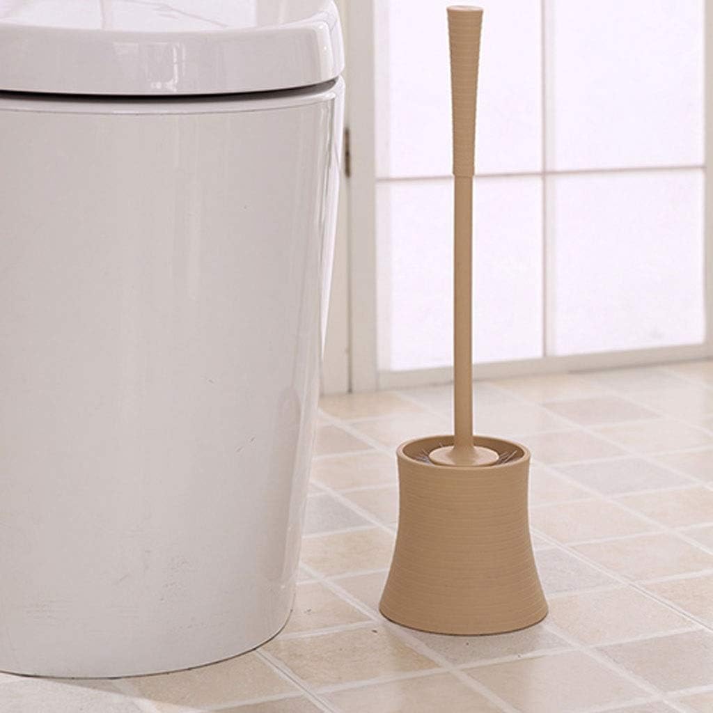 SPOUR Toilet Brush Holder Toilet Brush, Household Bathroom Toilet Brush and Bracket Set, Soft Bristle Toilet Brush, Beautiful and Durable L,Toilet Brush with Holder