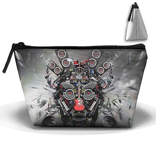 Preisvergleich Produktbild Coole abstrakte Musik-Kulturbeutel-Beutel-Make-uptasche trapezförmige Speicher-Reisetasche