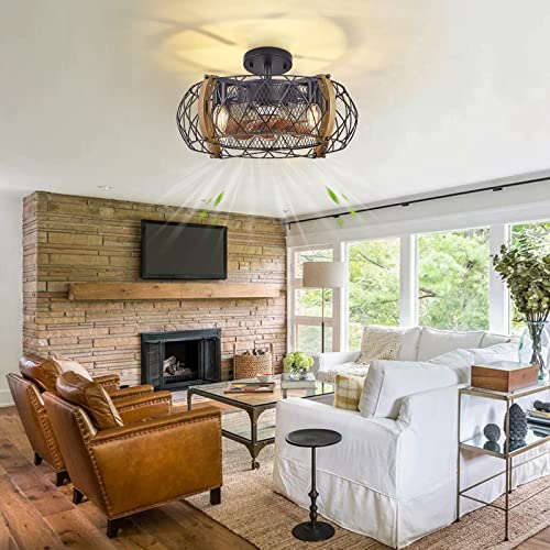 Farmhouse-Ceiling-Fan-with-Light-17-Caged-Ceiling-Fan-Bladeless-Ceiling-Fan-with-Light-Remote-Control6-Speeds-2-Hours-Timing-Rustic-Wood-Ceiling-Fan-for-Indoor-Living-Room-Bedroom