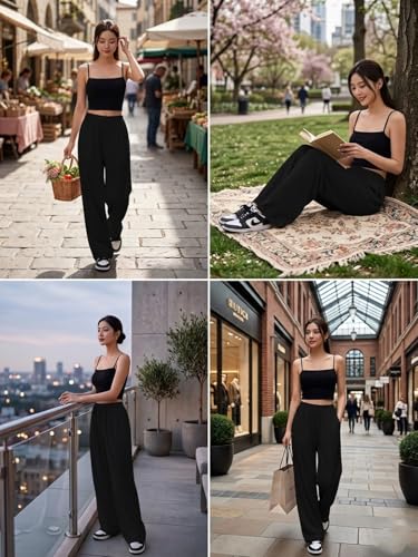 Image of GRECIILOOKS Women Trousers for Women | Women Trousers | Women's High-Waisted Pant | Women Trousers Pants | Korean Trousers for Women