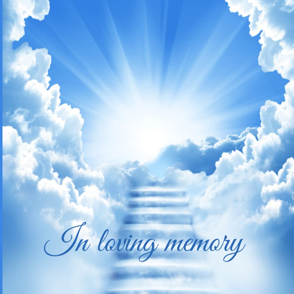 IN LOVING MEMORY: Condolence Book | Book of condolences | Mourning book | 100 pages to honor the memory of a loved one | Funeral guest book