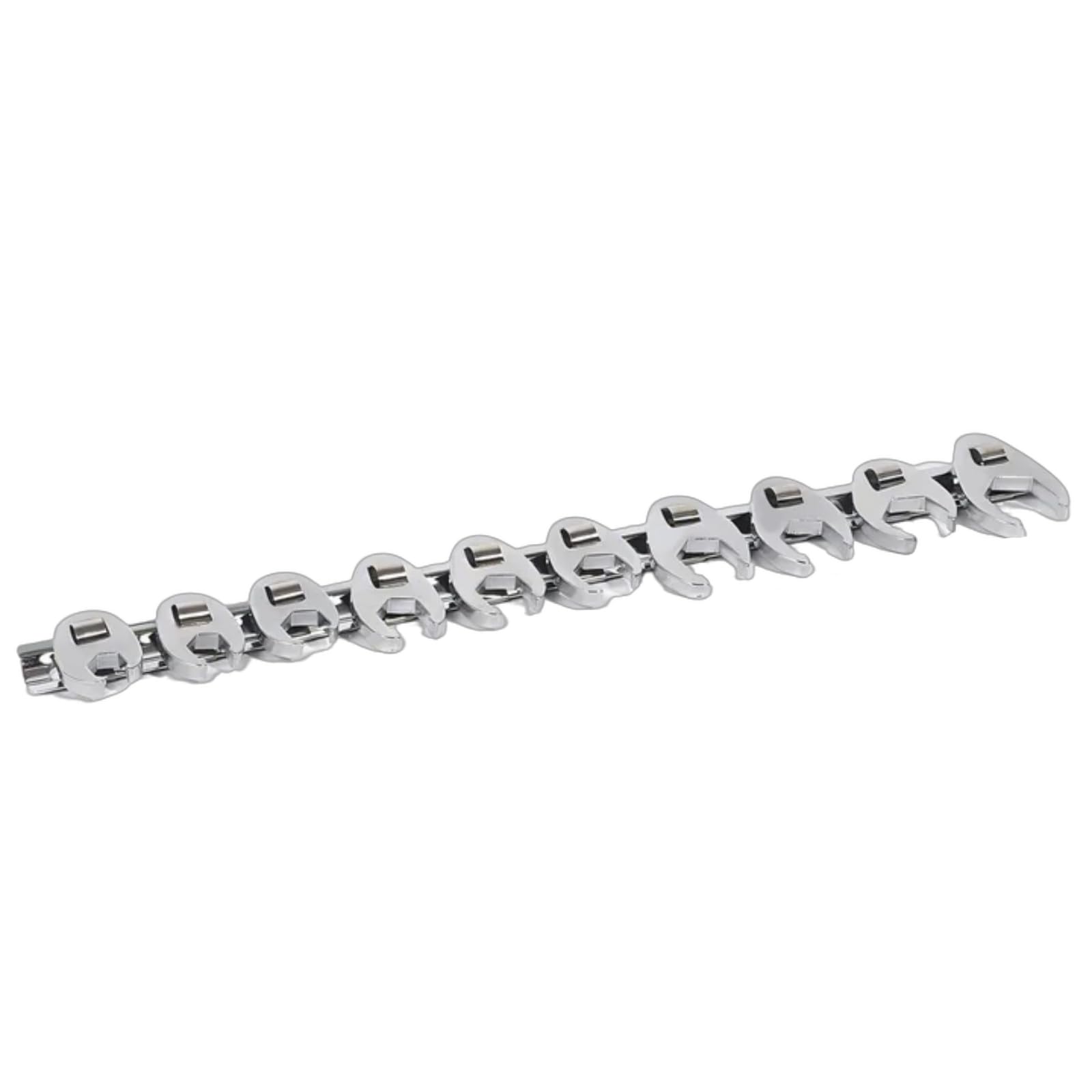 Msioytog 3 / 8inch Crowfoot Wrench Set 10-22mm 3 / 8inch Adjustable Spanner Wrench Set for Mechanical Work Access Fasteners Accessori Flexible Head Spanners