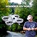 Buddy RC Mini FPV Drone Kit for Beginners, First-Person View Drone with FPV Goggles Suitable for Novice Practice Drones, Super-Wide 120° MINI FPV Drone With Low-Latency 5.8G Transmission