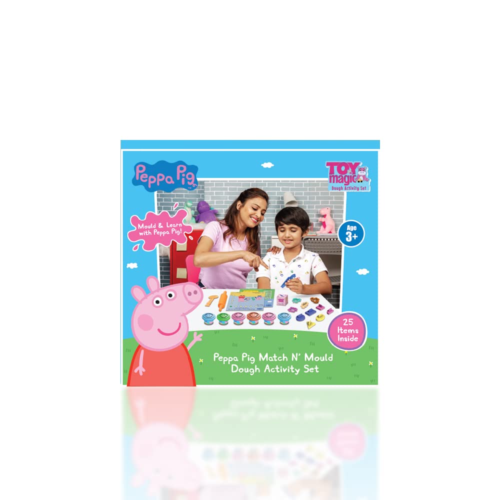 See full amazon price history chart for ToyMagic Peppa Pig Soft Dough Match N Mould Cube Activity Set with Moulding Lid|Pack of 6 Tubs 50gm Each |Water Based Dough|Art & Craft Kit|Birthday & Return Gift for Kids 3+|Non-Toxic|Made in India ToyMagic Peppa Pig Soft Dough Match N Mould Cube Activity Set with Moulding Lid|Pack of 6 Tubs 50gm Each |Water Based Dough|Art & Craft Kit|Birthday & Return Gift for Kids 3+|Non-Toxic|Made in India (B0BZCQF1X8) Amazon Price History, Amazon Price Tracker