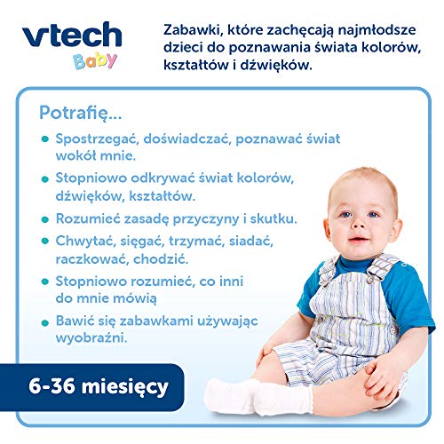 Image of Trefl VTech - Activity Cube, Electronic Educational Toy, 6 Color Walls, Shape Recognition, Learning First Words, Gift for Child, Toy for Child from 9 Months