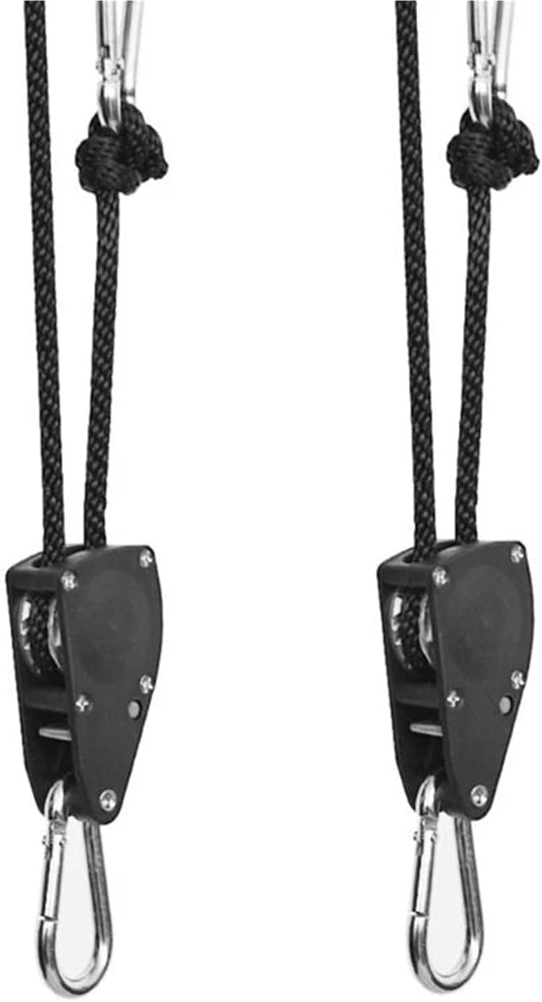 Durable 8 PCS Tent Rope Lock Pulley Adjuster Fixed Buckle Adjustable Ratchet Wind Stopper